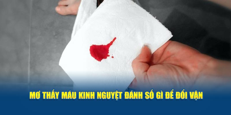Mơ thấy máu kinh nguyệt đánh số gì để đổi vận